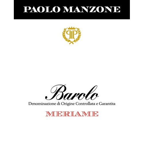 Paolo Manzone Barolo \'Meriame\'